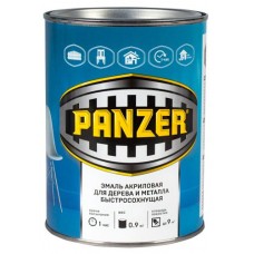 Эмаль акриловая Panzer для дерева и металла Белая, 0,9 кг (kastd) в магазинах Ашан