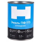 Эмаль ПФ-115 H алкидная красная, 0,8 кг (kastd)