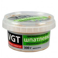 Шпатлевка акриловая VGT экстра по дереву Лиственница, 300 г (kastd) в магазинах Ашан