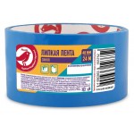 Лента липкая АШАН Красная птица синяя, 48 мм х 24 м (kastd)