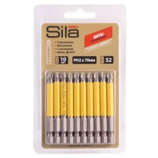 Биты Ultima Sila Pro ph2х70 мм S2 магнит торсионные, 10 шт (kastd) в магазинах Ашан