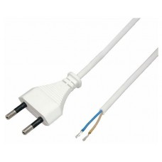 Провод с евроштекером duwi белый 1,5м H 03 VV-F 2х0,5 мм2 (kastd) в магазинах Ашан