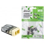 Клеммы монтажные duwi прозрачные с пастой аналог WAGO СМК 772-242 2,5мм2 Cu+Alu, 5 шт (kastd)