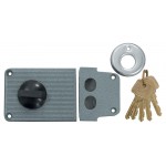 Замок накладной Сибртех ЗН-5 цилиндровый (kastd)