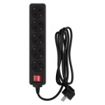 Сетевой фильтр PC Pet 1006 5 розеток черный (kastd)