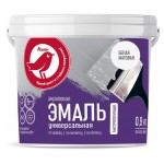 Грунт-эмаль АШАН Красная птица 3 в 1 белая матовая, 900 г (kastd)