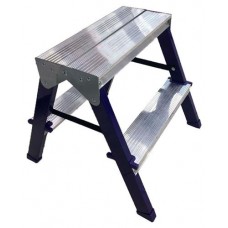 Стремянка двухступенчатая стальная, 2 ступени (kastd) в магазинах Ашан
