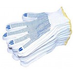 Перчатки трикотажные с ПВХ, 5 пар (kastd)