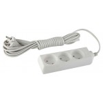 Удлинитель Эра UX-3-1.5m без заземления, 1300 Вт, 1,5 м (kastd)