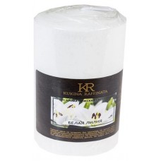 Свеча ароматическая Kukina Raffinata Белая лилия, 8 см (kastd) в магазинах Ашан