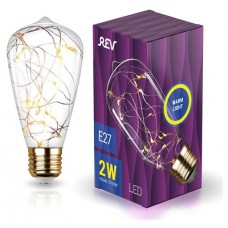 Лампа Эдисона светодиодная Rev Starry Vintage Е27 2 Вт (kastd) в магазинах Ашан