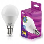LED-Лампа шар REV 5-40W E14 Теплый свет (kastd)