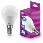 LED-Лампа шар REV 5-40W E14 Холодный свет (kastd)