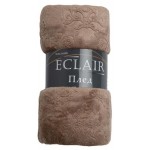 Плед ECLAIR Дамаск коричневый, 150х200 см (kastd)