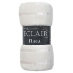 Плед ECLAIR Страйп молочный, 150х200 см (kastd)