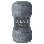 Плед ECLAIR Страйп серый, 200х220 см (kastd)