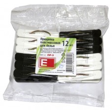 Прищепка пластмассовая для белья, 12 шт (kastd) в магазинах Ашан