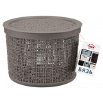 Коробка Idea Бязь с крышкой D17 cм, 2 л (kastd)