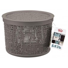 Коробка Idea Бязь с крышкой D17 cм, 2 л (kastd) в магазинах Ашан