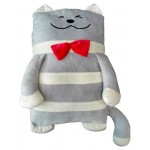 Подушка - игрушка NAT Кот с бантом, 55Х33 см (kastd)