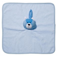 Полотенце Nat Кот голубой махровое с вышивкой и аппликация, 48x48 см (kastd) в магазинах Ашан