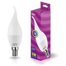 Лампа светодиодная свеча на ветру REV FC37 9 Вт Е14 2700K 720 Лм (kastd) в магазинах Ашан