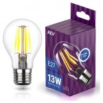Лампа светодиодная REV DECO Filament груша Premium A60 13Вт E27 4000K (kastd)