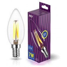 Лампа светодиодная REV DECO Filament свеча Premium С37 7Вт E14 2700K 695Лм (kastd) в магазинах Ашан