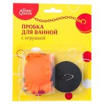 Пробка для сливного отверстия ванной Home Queen с игрушкой, 18x13x5 см (kastd) Пробка для сливного отверстия ванной Home Queen с игрушкой, 18x13x5 см (kastd)
