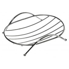 Мыльница на ножках Fresh Code овальная хромированная сталь, 13,5x9,6x3,2 см (kastd) в магазинах Ашан