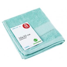 Полотенце Actuel махровое мятное для рук и лица, 30х30 см (kastd) в магазинах Ашан