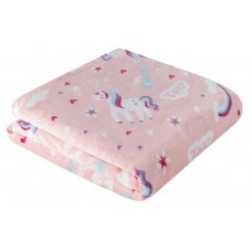 Плед Guten Morgen Сказочные единороги, 100х150 см (kastd) в магазинах Ашан