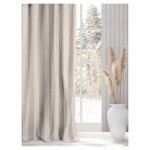 Штора Home & Style рогожка коричневая, 165х280 см (kastd)
