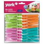 Прищепки York, 20 шт (kastd) Прищепки York, 20 шт (kastd)