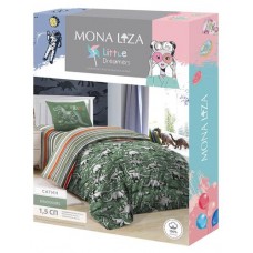 Комплект детского постельного белья Mona Liza Dinosaurs сатин, 1,5-спальный (kastd) в магазинах Ашан