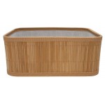 Корзина стеллажная Natural House бамбук, 30х20х12 см (kastd)
