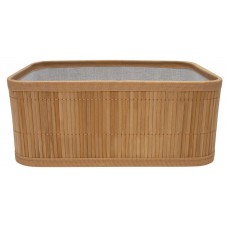 Корзина стеллажная Natural House бамбук, 30х20х12 см (kastd) в магазинах Ашан