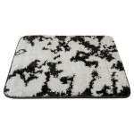 Коврик для ванной комнаты и пола Deco Marble black, 40x60 см (kastd)