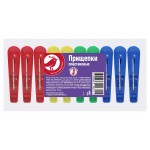 Прищепки АШАН Красная птица пластиковые, 10 шт (kastd) Прищепки АШАН Красная птица пластиковые, 10 шт (kastd)