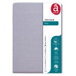 Простыня Actuel серая, 220х240 см (kastd)