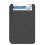 Набор ковриков для ванны и туалета Вилина черный, 50х50/50х80 см (kastd) Набор ковриков для ванны и туалета Вилина черный, 50х50/50х80 см (kastd)