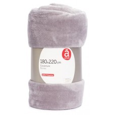 Плед Actuel серый, 180х220 см (kastd) в магазинах Ашан