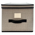 Короб для хранения TrendTime складной с крышкой, 30х40х25 см (kastd)