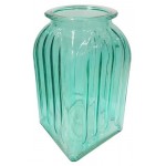 Ваза стеклянная декоративная настольная NinaGlass Ханна, 18,5 см (kastd)