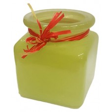 Ваза стеклянная декоративная настольная NinaGlass Квадрато салатовый, 10 см (kastd) в магазинах Ашан