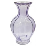 Ваза стеклянная декоративная NinaGlass Кувшин лавандовый, 29 см (kastd)