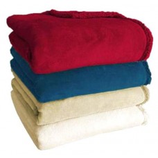 Плед Actuel однотонный флис шерпа, 220х240 см (kastd) в магазинах Ашан