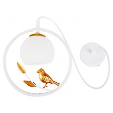 Светильный подвесной Escada Song белый E27/40W (kastd) в магазинах Ашан