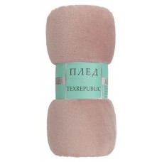 Плед Texrepublic фланель пыльная роза, 150x200 см (kastd) в магазинах Ашан