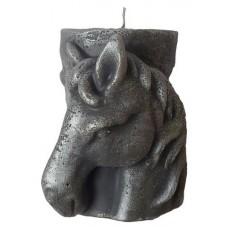 Свеча парафиновая Конь серый, 90 см (kastd) в магазинах Ашан